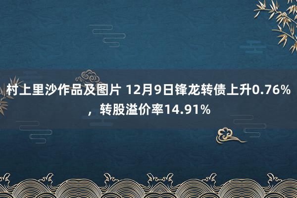村上里沙作品及图片 12月9日锋龙转债上升0.76%，转股溢价率14.91%