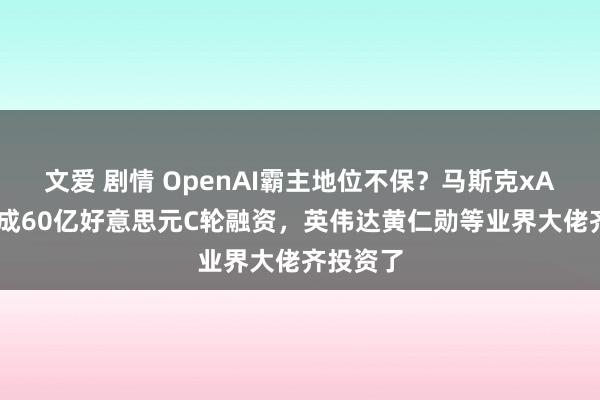 文爱 剧情 OpenAI霸主地位不保？马斯克xAI告示完成60亿好意思元C轮融资，英伟达黄仁勋等业界大佬齐投资了