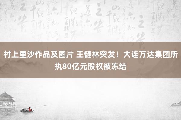 村上里沙作品及图片 王健林突发！大连万达集团所执80亿元股权被冻结