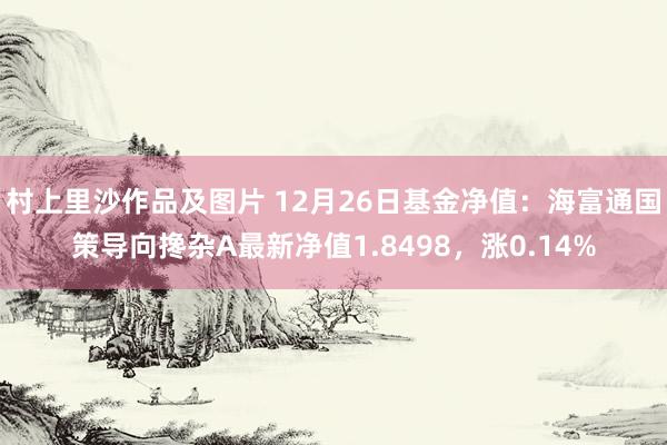 村上里沙作品及图片 12月26日基金净值：海富通国策导向搀杂A最新净值1.8498，涨0.14%