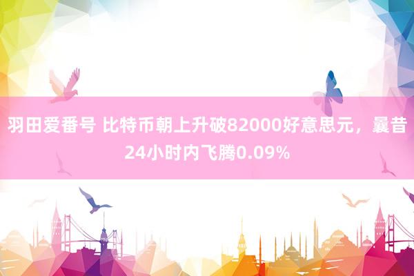 羽田爱番号 比特币朝上升破82000好意思元，曩昔24小时内飞腾0.09%