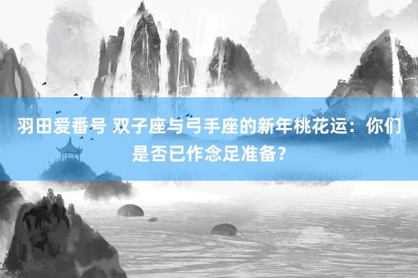 羽田爱番号 双子座与弓手座的新年桃花运：你们是否已作念足准备？